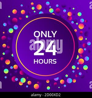 Colorful gradient balls on purple background. Abstract geometric background with different circles. Bright neon colors, 90s style. Vector illustration Stock Vector