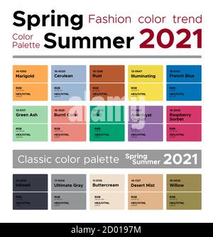 Color Palette Spring/Summer 2021