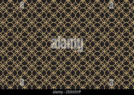Abstract Geometric Seamless Vector Pattern Background, Editable Stock Line Art Graphic Design Stock Vector