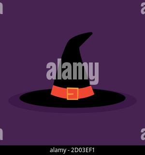 Witch hat icon. Halloween season icon - Vector Stock Vector