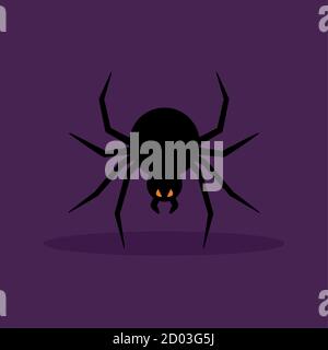 Scary spider icon. Halloween season icon - Vector Stock Vector