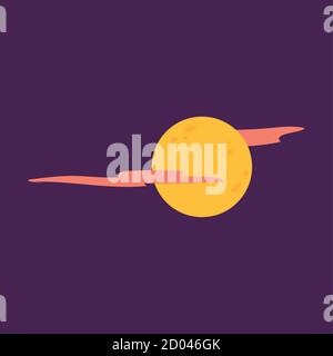 Night of terror. Hallowwen celebration icon - Vector Stock Vector