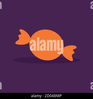 Candy for halloween. Halloween season icon - Vector Stock Vector