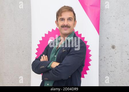 Roma, Italy. 02nd Oct, 2020. Claudio Noceduring the Photocall at the Auditorium of the Maxxi Museum in Rome of the presentation of the program of 18th edition of Alice Nella Città, which will take place parallel to the Rome Film Festival from 15 to 25 October 2020. Present actresses Carlotta Natoli and Paola Minaccioni, and director Claudio Noce (Photo by Matteo Nardone/Pacific Press) Credit: Pacific Press Media Production Corp./Alamy Live News Stock Photo