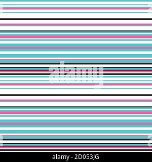Seamless pattern with horizontal colored lines Stock Vector