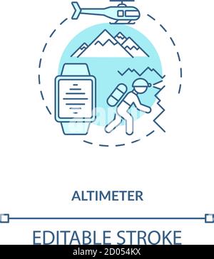 Altimeter concept icon Stock Vector Image & Art - Alamy
