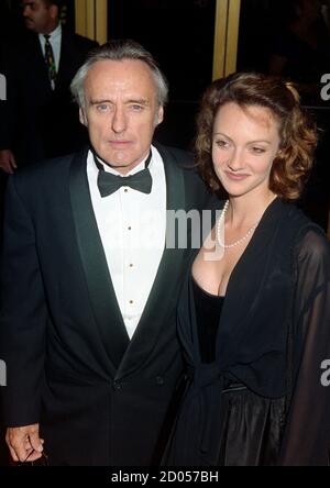 ARCHIVE: LOS ANGELES, CA. April 28, 1994: Actor Dennis Hopper & wife Victoria Duffy at the premiere of 'That's Entertainment! III' in Los Angeles. File photo © Paul Smith/Featureflash Stock Photo