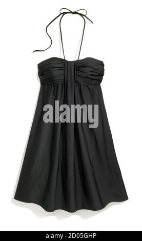 Black Club Monaco dress photographed on a white background Stock Photo -  Alamy