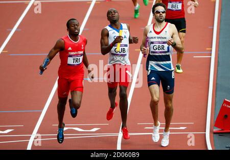 Cuba S Omar Cisneros In The Men S 400m Hurdles Semi Final On Day Four Of The 13 Iaaf World Athletics Championships At The Luzhniki Stadium In Moscow Russia Stock Photo Alamy