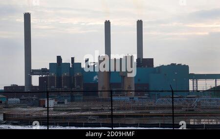 A View Of The Entrance To The City Of Detroit Water And Sewerage Wastewater Treatment Plant