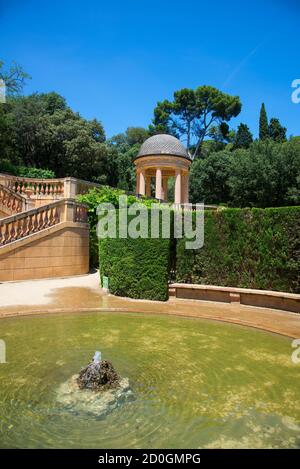 The Parc del Laberint d'Horta, Barcelona Stock Photo