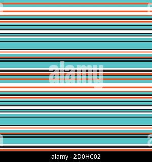 Seamless pattern with horizontal colored lines Stock Vector
