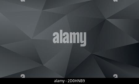 black triangle, dark wallpaper background Stock Vector