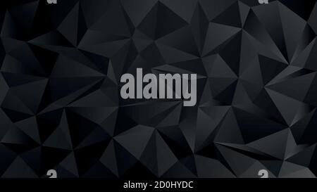 black triangle, dark wallpaper background Stock Vector