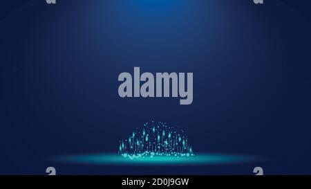 Abstract technology science design background Stock Vector