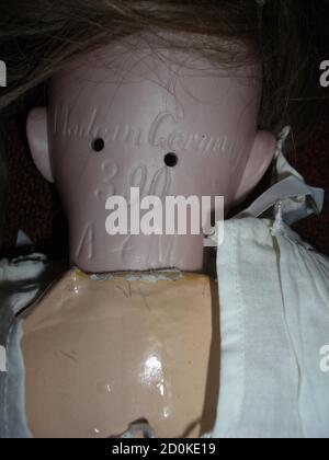 Armand Marseille 390 Bisque Doll Stock Photo