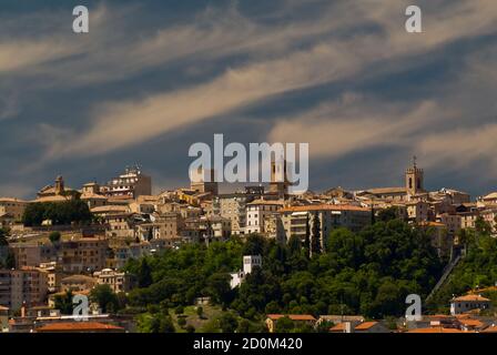 The ancient village of Osimo, Marche, Italy Stock Photo
