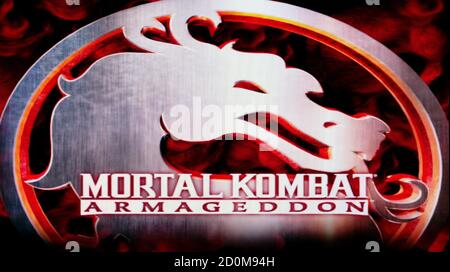 Mortal Kombat Armageddon - Sony Playstation 2 PS2 - Editorial use only Stock Photo