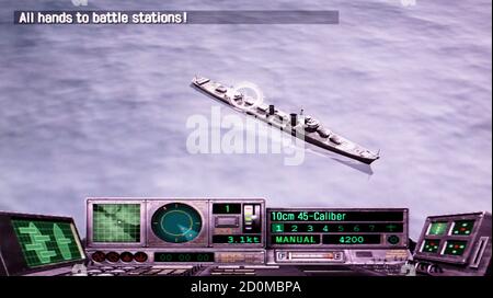 Naval Ops : Commander Sur PS2 - PAL Complet - Bon état