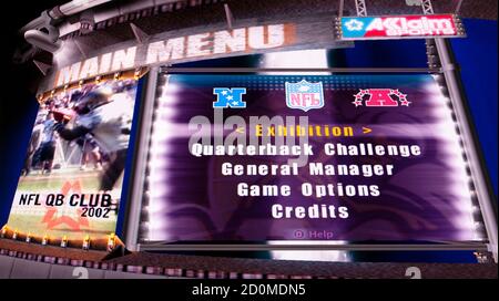 NFL QB Club 2002 - Sony Playstation 2 PS2 - Editorial use only Stock Photo  - Alamy