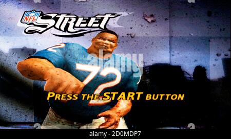 NFL Street - Sony Playstation 2 PS2 - Editorial use only Stock Photo