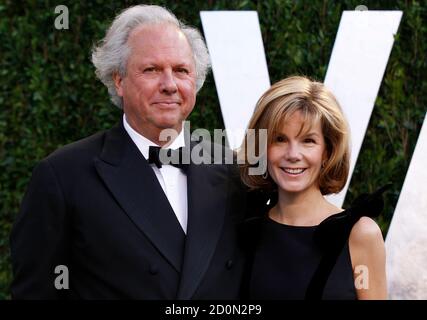 Graydon Carter and Anna Scott 2012 Tribeca Film Festival Vanity Fair