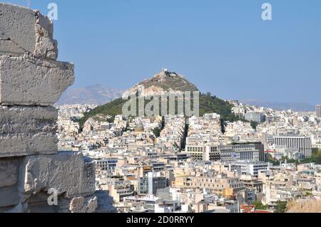Athens, Greece architecture, ruins and street and city scenes Stock Photo