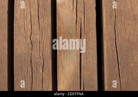 Banner of wooden texture background. Horizontal view. Stock Photo