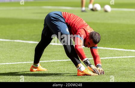 Madrid, Spain. 03rd Oct, 2020. Spanish La Liga soccer match Atletico Madrid vs Villarreal at Wanda Metropolitano Stadium, Madrid, October 03, 2020 La Liga/Cordon Press Credit: CORDON PRESS/Alamy Live News Stock Photo