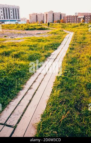protective tunnel construction safety industry caution roof fence Stock Photo