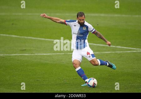 Blackburn Rovers' Bradley Johnson during the Sky Bet Championship match at Ewood Park, Blackburn. Stock Photo