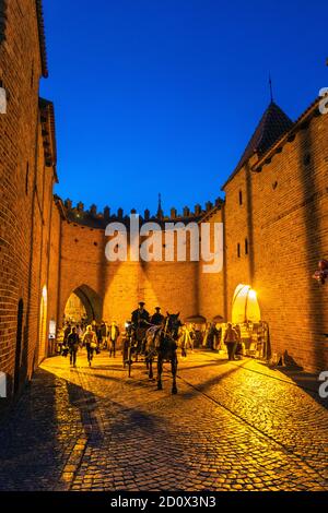 Barbican in the Old Town (Stare Miasto), Warsaw, Poland Stock Photo