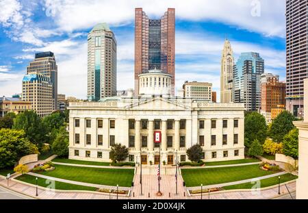 Ohio State House, in Columbus Stock Photo