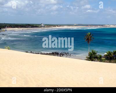 Genipabu Dunes, tourist destination in Natal, northeastern Brazil. Stock Photo