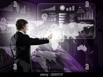 Innovative media technologies Stock Photo