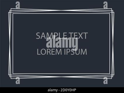 Vector card modern design wedding invitation on background. Trendy geometric stripes pattern . Stock Vector