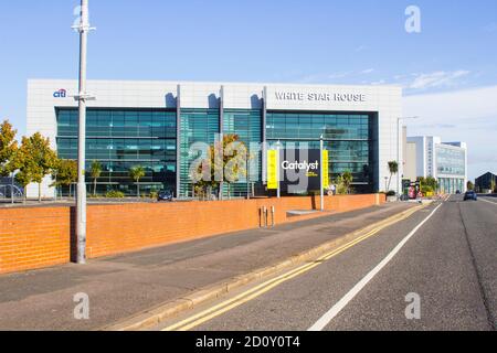 27th september 2017 White Star House on Queens Road in Belfast Northern Ireland which was named after the famous White Star  shipping line that owned