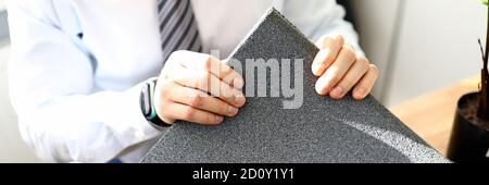 Man in presentable suit Stock Photo