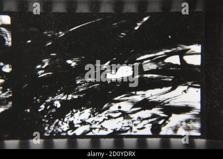 Fine 1970s vintage black andwhite photographoy of an simple abstract conept in high contrast. Stock Photo