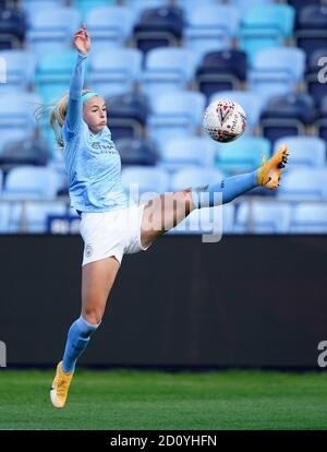 Manchester City's Chloe Kelly during the FA Women's Super League match ...