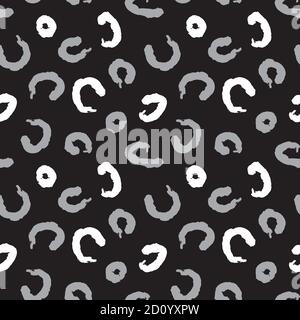 Brush strokes pattern background suitable for fashion prints, graphics, backgrounds Stock Vector