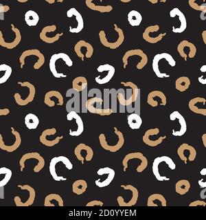 Brush strokes pattern background suitable for fashion prints, graphics, backgrounds Stock Vector