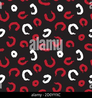 Brush strokes pattern background suitable for fashion prints, graphics, backgrounds Stock Vector