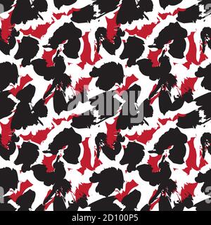 Brush strokes pattern background suitable for fashion prints, graphics, backgrounds Stock Vector