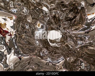 Bright artistic splashes. Natural of dark brown marble pattern texture. Abstract background. Stock Photo