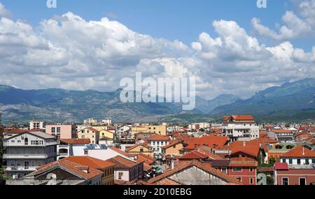 Shkodra, Albania. 15th June, 2020. View over Shkoder. Credit: Peter Endig/dpa-Zentralbild/ZB/dpa/Alamy Live News Stock Photo