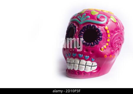 Vibrant decorative skull souvenir Stock Photo