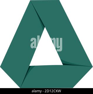 abstract triangle icon logo concept Stock Vector