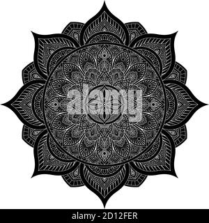 Pattern Motif Mandala Art Ornament Design Element Stock Vector