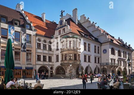 geography / travel, Germany, Bavaria, Munich, Hofbrauhaus, Munich, old town, Upper Bavaria, Additional-Rights-Clearance-Info-Not-Available Stock Photo